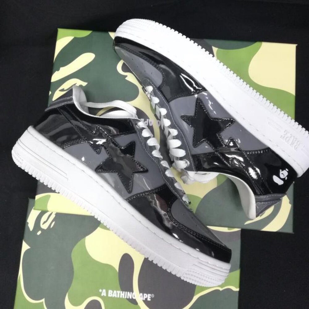 Bape Men Shoes Size 10 Sneakers with Box